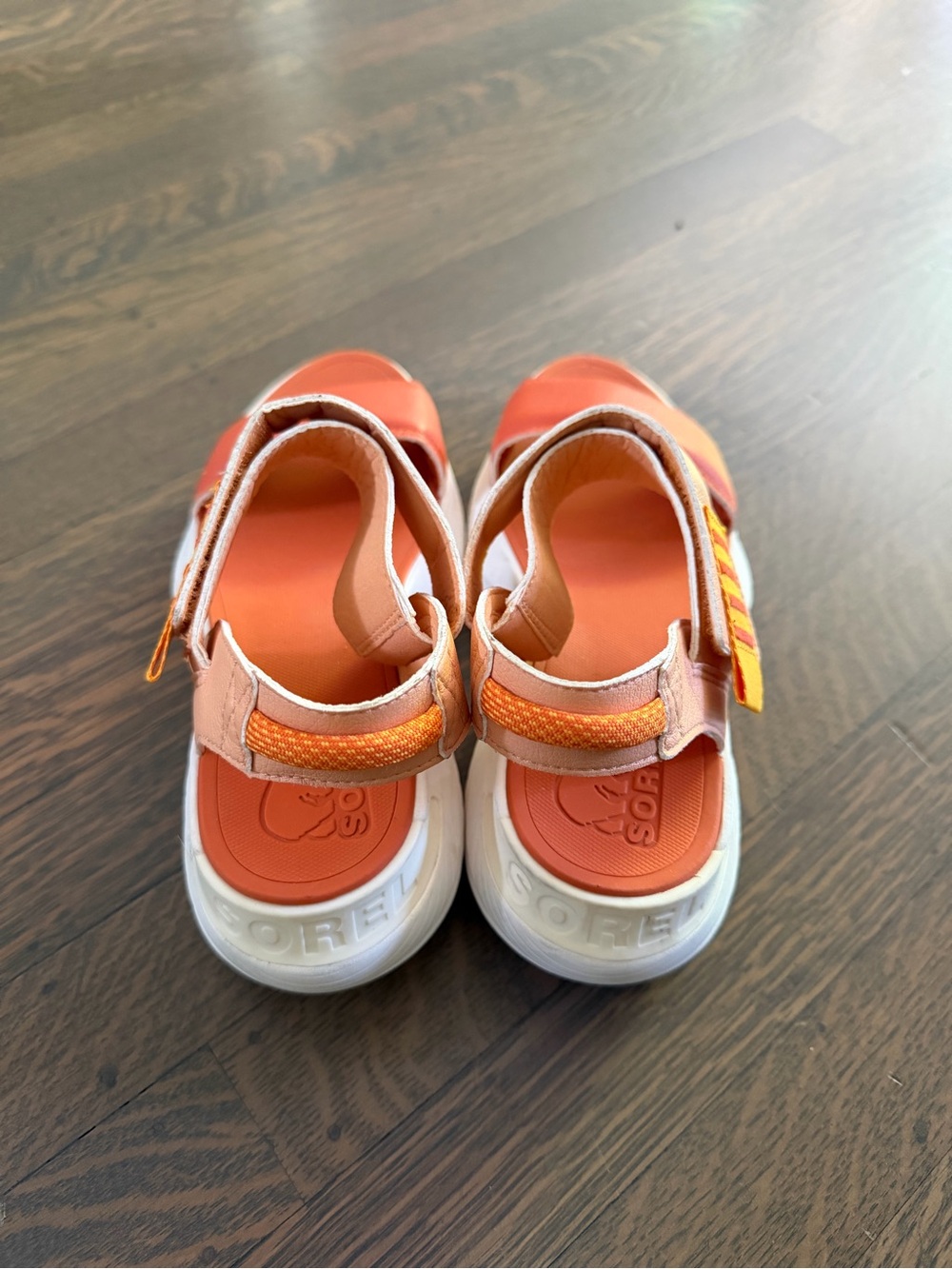 Sorel X Prana Explorer Blitz Stride Sandal Size 7.5 Orange - Picture 4 of 11